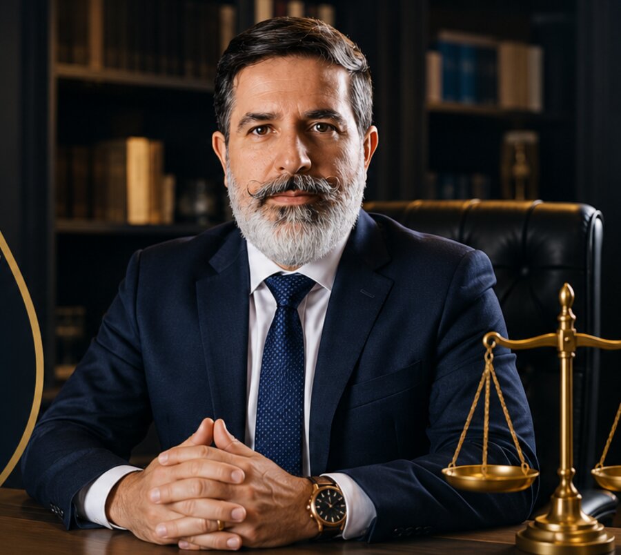 Dr. Marcelo Alessandro em seu escritório